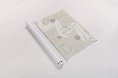 New Baby III Neautral by Becky Thorns. shown as a rolled paper print. Available as archival giclee rolled canvas, fine art paper, or poster print. SKU 88811h.