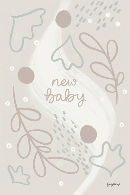 New Baby IV Neutral by Becky Thorns. SKU 88812h. Archival Giclee Fine art print for wall decor.