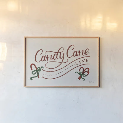 Nostalgic Christmas I by Becky Thorns. shown as a paper print in a natural frame. Available as a archival giclee rolled canvas, fine art paper, or poster print. SKU 84776i.