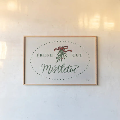 Nostalgic Christmas II by Becky Thorns. shown as a paper print in a natural frame. Available as a archival giclee rolled canvas, fine art paper, or poster print. SKU 84777i.