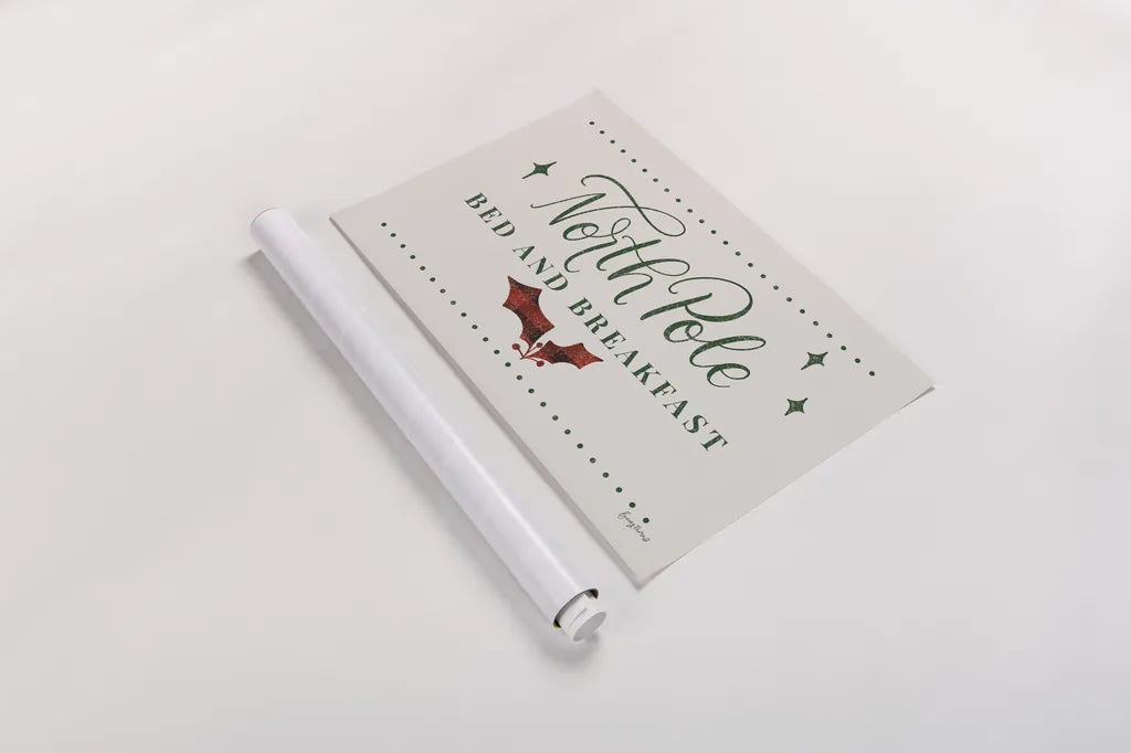 Nostalgic Christmas IV by Becky Thorns. shown as a rolled paper print. Available as archival giclee rolled canvas, fine art paper, or poster print. SKU 84779i.