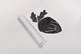 Nuts About You BW by Becky Thorns. shown as a rolled paper print. Available as archival giclee rolled canvas, fine art paper, or poster print. SKU 61419h.