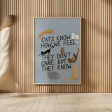 Ode to Cats Dark with Black by Becky Thorns. shown as over sized large wall art. Available as an archival giclee rolled canvas, fine art paper, or poster print. SKU 89049h.