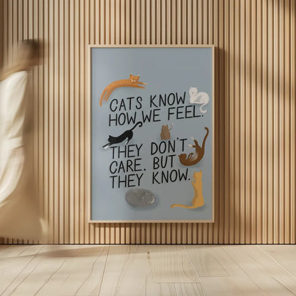 Ode to Cats Dark with Black by Becky Thorns. shown as over sized large wall art. Available as an archival giclee rolled canvas, fine art paper, or poster print. SKU 89049h.