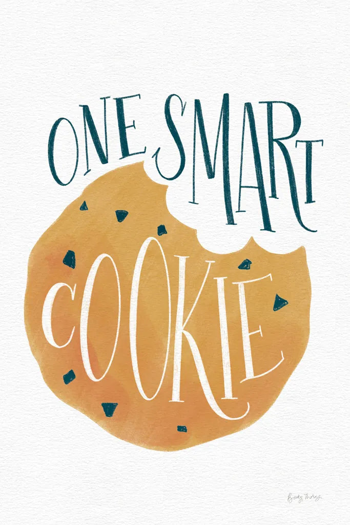 One Smart Cookie by Becky Thorns. SKU 61416h. Archival Giclee Fine art print for wall decor.