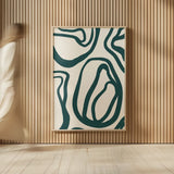 Organic Abstract III by Becky Thorns. shown as over sized large wall art. Available as an archival giclee rolled canvas, fine art paper, or poster print. SKU 88302h.