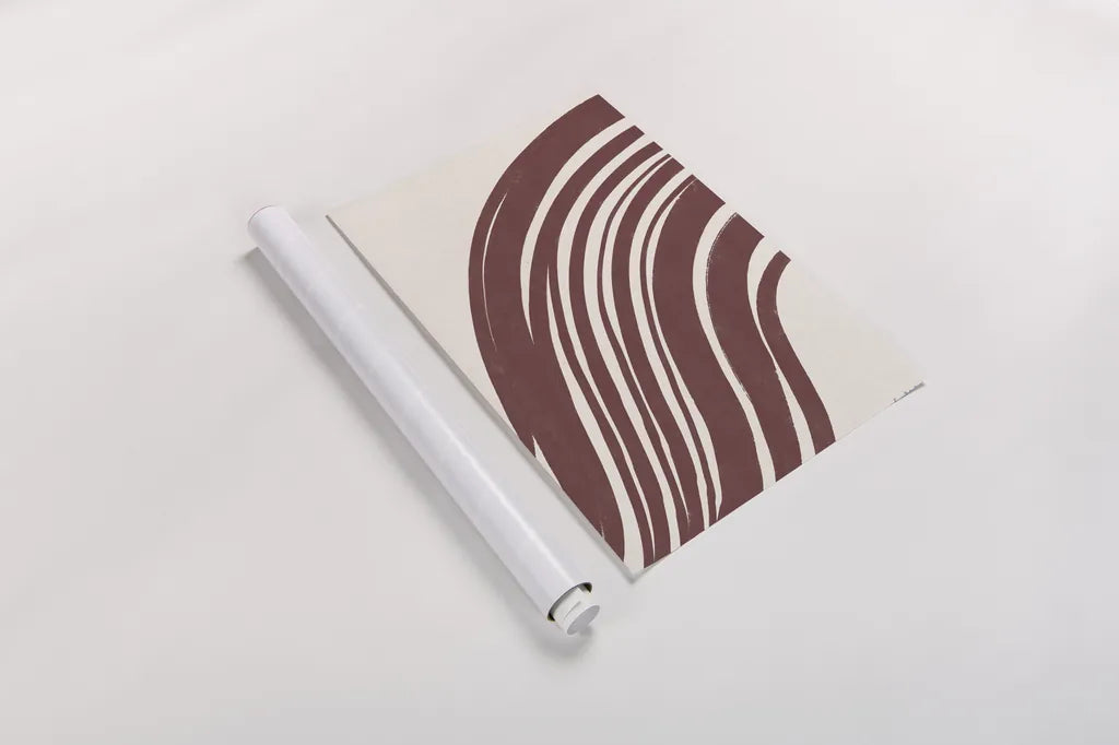 Organic Abstract IV by Becky Thorns. shown as a rolled paper print. Available as archival giclee rolled canvas, fine art paper, or poster print. SKU 88303h.