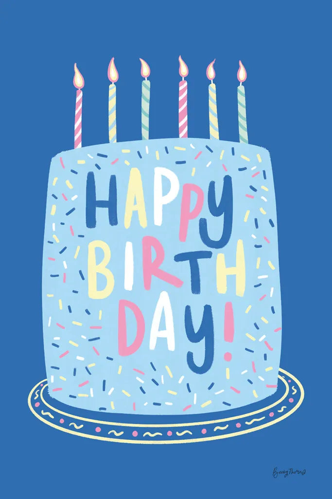 Party Time I by Becky Thorns. SKU 88317h. Archival Giclee Fine art print for wall decor.