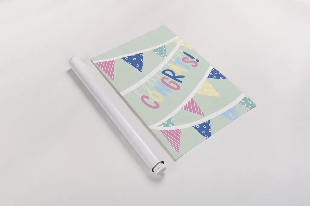 Party Time III by Becky Thorns. shown as a rolled paper print. Available as archival giclee rolled canvas, fine art paper, or poster print. SKU 88319h.