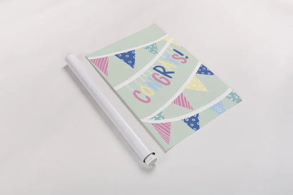 Party Time III by Becky Thorns. shown as a rolled paper print. Available as archival giclee rolled canvas, fine art paper, or poster print. SKU 88319h.