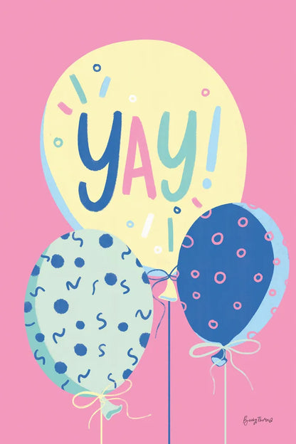 Party Time IV by Becky Thorns. SKU 88320h. Archival Giclee Fine art print for wall decor.