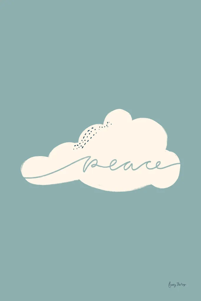Peaceful I by Becky Thorns. SKU 71108h. Archival Giclee Fine art print for wall decor.
