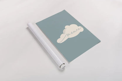 Peaceful I by Becky Thorns. shown as a rolled paper print. Available as archival giclee rolled canvas, fine art paper, or poster print. SKU 71108h.