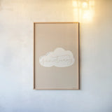 Peaceful II by Becky Thorns. shown as a paper print in a natural frame. Available as a archival giclee rolled canvas, fine art paper, or poster print. SKU 71109h.
