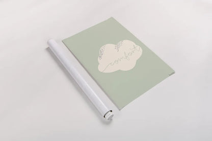 Peaceful IV by Becky Thorns. shown as a rolled paper print. Available as archival giclee rolled canvas, fine art paper, or poster print. SKU 71111h.