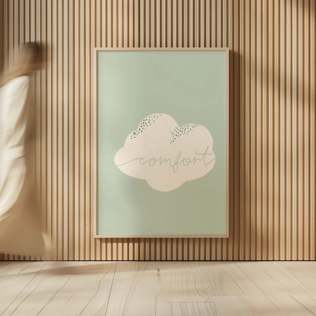 Peaceful IV by Becky Thorns. shown as over sized large wall art. Available as an archival giclee rolled canvas, fine art paper, or poster print. SKU 71111h.