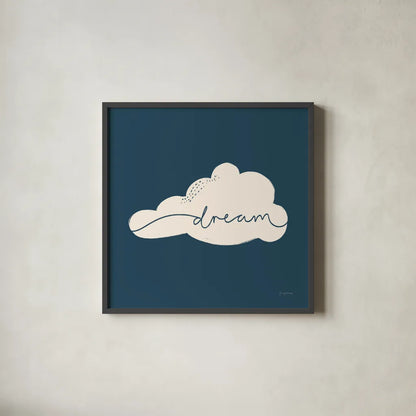 Peaceful V Crop by Becky Thorns. Shown in a sleek black glass frame for a contemporary gallery look. Available as an archival giclee rolled canvas, fine art paper, or poster print. SKU 72788a.