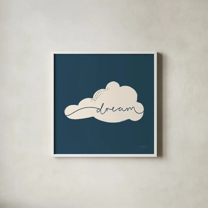 Peaceful V Crop by Becky Thorns. Shown in a crisp white glass frame for a clean and minimalist style. Available as an archival giclee rolled canvas, fine art paper, or poster print. SKU 72788a.