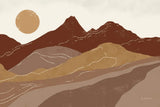 Peru Trails Neutral by Becky Thorns. SKU 78561i. Archival Giclee Fine art print for wall decor.