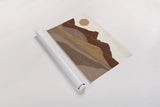 Peru Trails Neutral by Becky Thorns. shown as a rolled paper print. Available as archival giclee rolled canvas, fine art paper, or poster print. SKU 78561i.