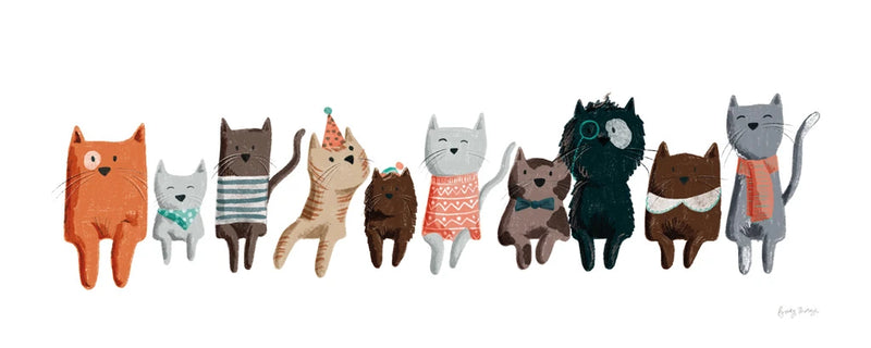 Picnic Pets Cats III by Becky Thorns