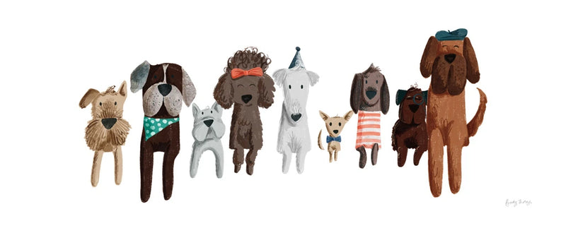Picnic Pets Dogs III by Becky Thorns