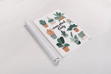 Plant Lady by Becky Thorns. shown as a rolled paper print. Available as archival giclee rolled canvas, fine art paper, or poster print. SKU 65073h.