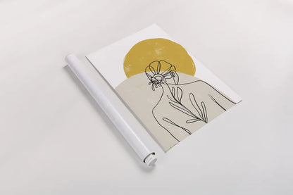 Planted I by Becky Thorns. shown as a rolled paper print. Available as archival giclee rolled canvas, fine art paper, or poster print. SKU 65318h.