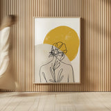 Planted I by Becky Thorns. shown as over sized large wall art. Available as an archival giclee rolled canvas, fine art paper, or poster print. SKU 65318h.