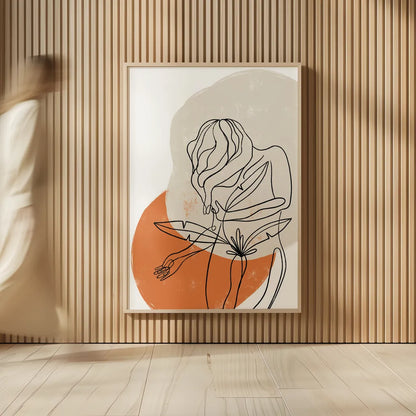 Planted II by Becky Thorns. shown as over sized large wall art. Available as an archival giclee rolled canvas, fine art paper, or poster print. SKU 65319h.