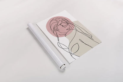 Planted III by Becky Thorns. shown as a rolled paper print. Available as archival giclee rolled canvas, fine art paper, or poster print. SKU 65320h.