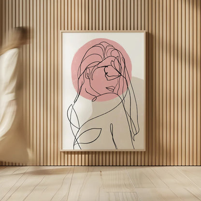 Planted III by Becky Thorns. shown as over sized large wall art. Available as an archival giclee rolled canvas, fine art paper, or poster print. SKU 65320h.