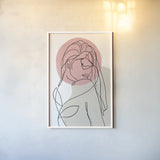Planted III by Becky Thorns. shown as a paper print in a white frame. Available as a archival giclee rolled canvas, fine art paper, or poster print. SKU 65320h.