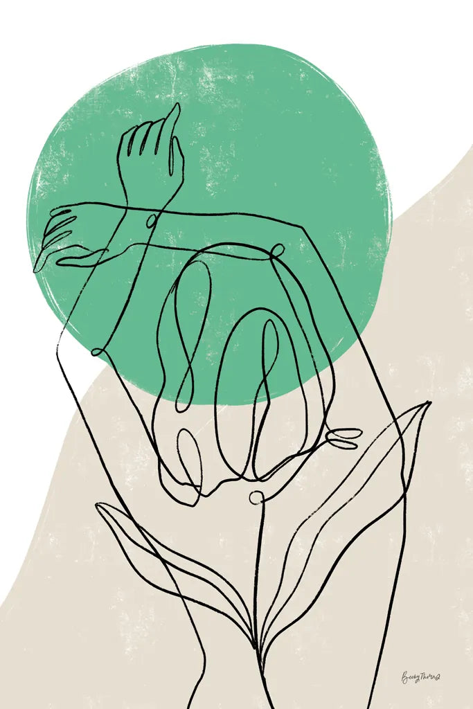 Planted IV by Becky Thorns. SKU 65321h. Archival Giclee Fine art print for wall decor.