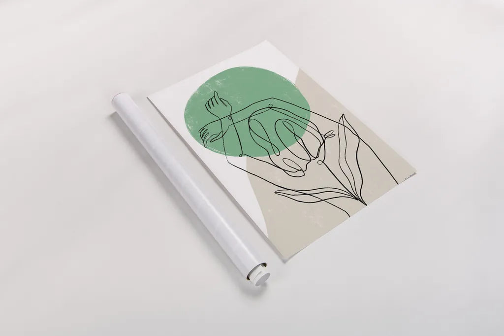 Planted IV by Becky Thorns. shown as a rolled paper print. Available as archival giclee rolled canvas, fine art paper, or poster print. SKU 65321h.