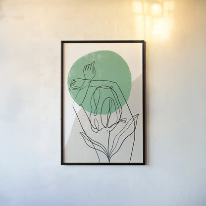 Planted IV by Becky Thorns. shown as a paper print in a black flame. Available as a archival giclee rolled canvas, fine art paper, or poster print. SKU 65321h.