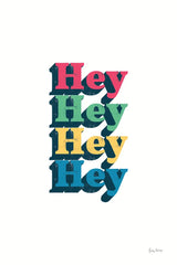 Rainbow Hey Bold by Becky Thorns. SKU 65210h. Archival Giclee Fine art print for wall decor.