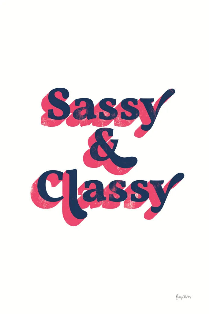 Rainbow Sassy and Classy Bold by Becky Thorns. SKU 65216h. Archival Giclee Fine art print for wall decor.