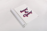 Rainbow Sassy and Classy Bold by Becky Thorns. shown as a rolled paper print. Available as archival giclee rolled canvas, fine art paper, or poster print. SKU 65216h.