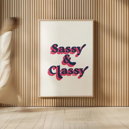 Rainbow Sassy and Classy Bold by Becky Thorns. shown as over sized large wall art. Available as an archival giclee rolled canvas, fine art paper, or poster print. SKU 65216h.