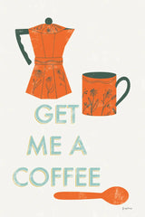 Retro Kitchen Coffee I by Becky Thorns. SKU 73295h. Archival Giclee Fine art print for wall decor.