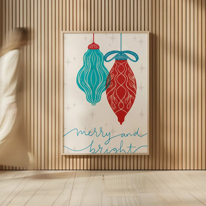 Retro Ornament VIII Blue by Becky Thorns. shown as over sized large wall art. Available as an archival giclee rolled canvas, fine art paper, or poster print. SKU 75404h.