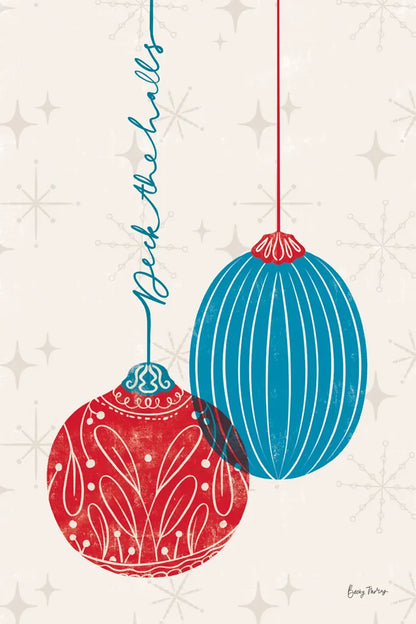 Retro Ornaments I by Becky Thorns. SKU 74334h. Archival Giclee Fine art print for wall decor.
