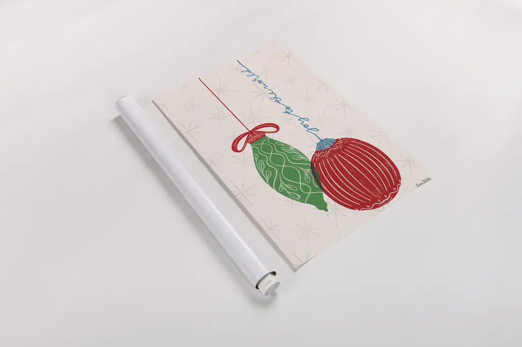 Retro Ornaments II by Becky Thorns. shown as a rolled paper print. Available as archival giclee rolled canvas, fine art paper, or poster print. SKU 74335h.