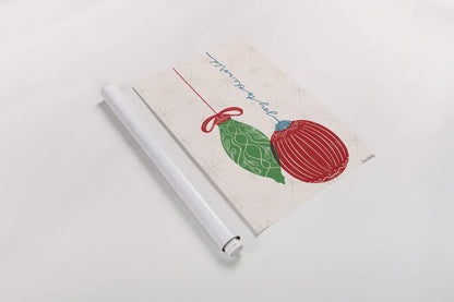 Retro Ornaments II by Becky Thorns. shown as a rolled paper print. Available as archival giclee rolled canvas, fine art paper, or poster print. SKU 74335h.