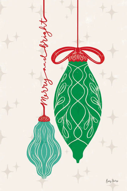 Retro Ornaments IV by Becky Thorns. SKU 74337h. Archival Giclee Fine art print for wall decor.