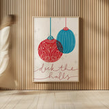 Retro Ornaments V by Becky Thorns. shown as over sized large wall art. Available as an archival giclee rolled canvas, fine art paper, or poster print. SKU 74338h.