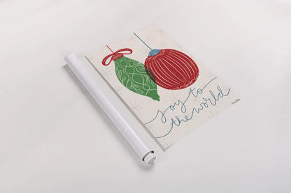 Retro Ornaments VI by Becky Thorns. shown as a rolled paper print. Available as archival giclee rolled canvas, fine art paper, or poster print. SKU 74339h.