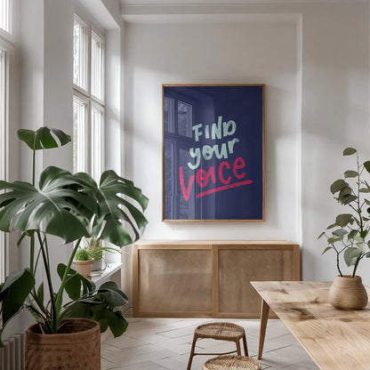 Rise Up I by Becky Thorns. shown as a print in a natural wood frame in a dining room. Available as a archival giclee rolled canvas, fine art paper, or poster print. SKU 67921h.