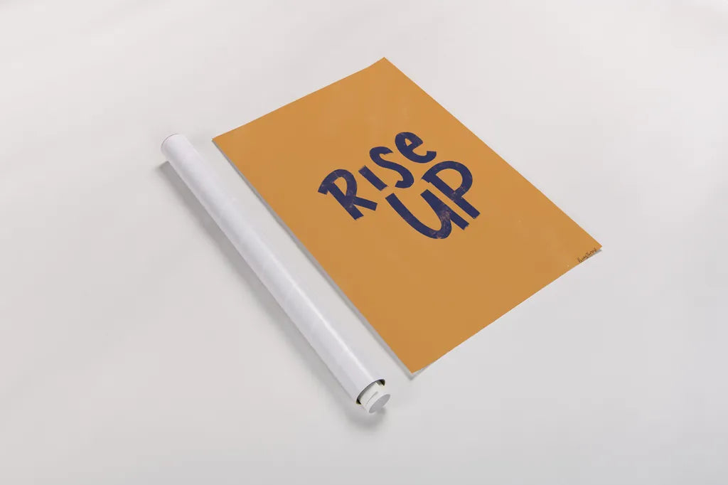 Rise Up II by Becky Thorns. shown as a rolled paper print. Available as archival giclee rolled canvas, fine art paper, or poster print. SKU 67922h.